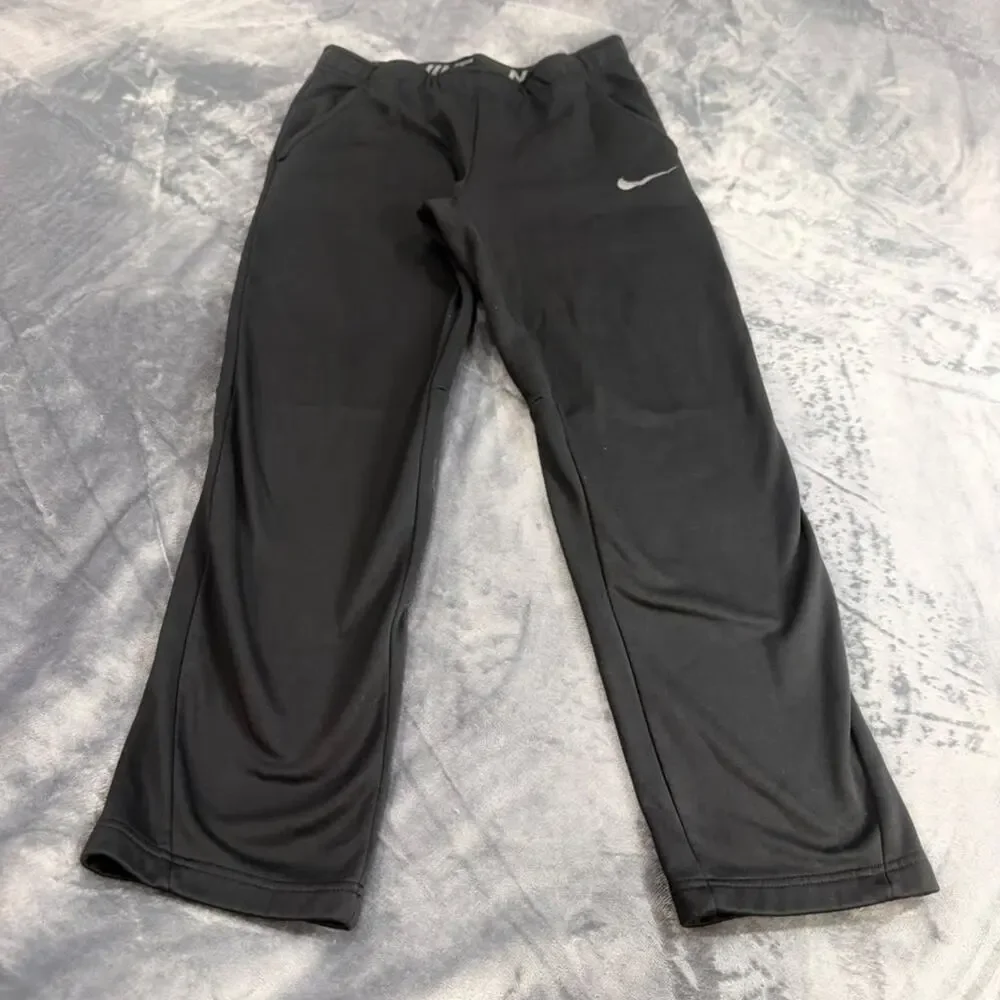 Nike Black Athletic Dri Fit Running Pants Size M Activewear Performance